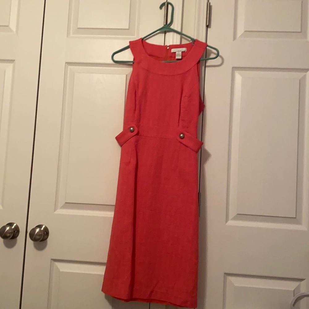 Coral professional dress